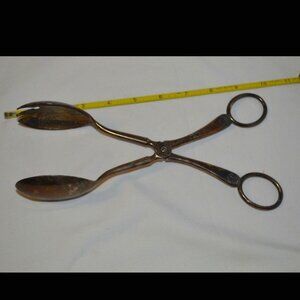 Gorham "Heritage" Pastry Serving Tongs- Ornate